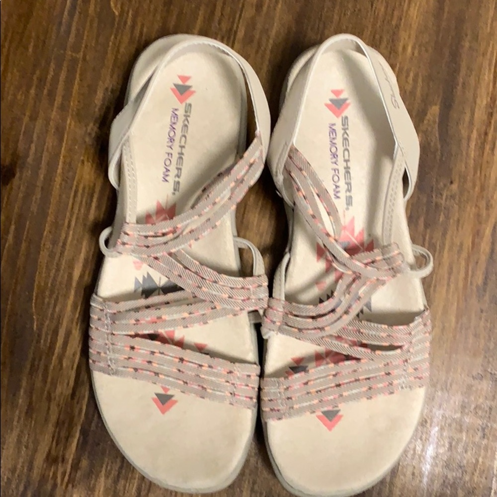 Skechers Memory Foam Sandal Size 8